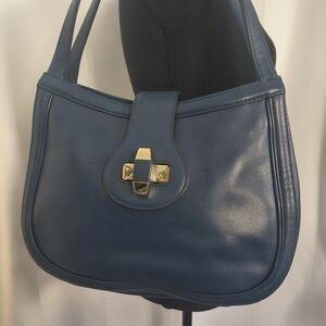 Tory Burch Blue Leather Women's Bag